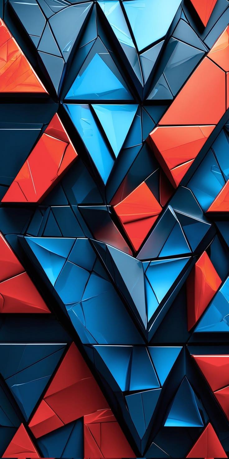 Geometric Energy Burst Wallpaper