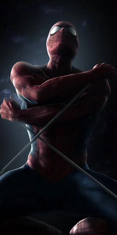 Heroic Spider-Man Shadow Wallpaper