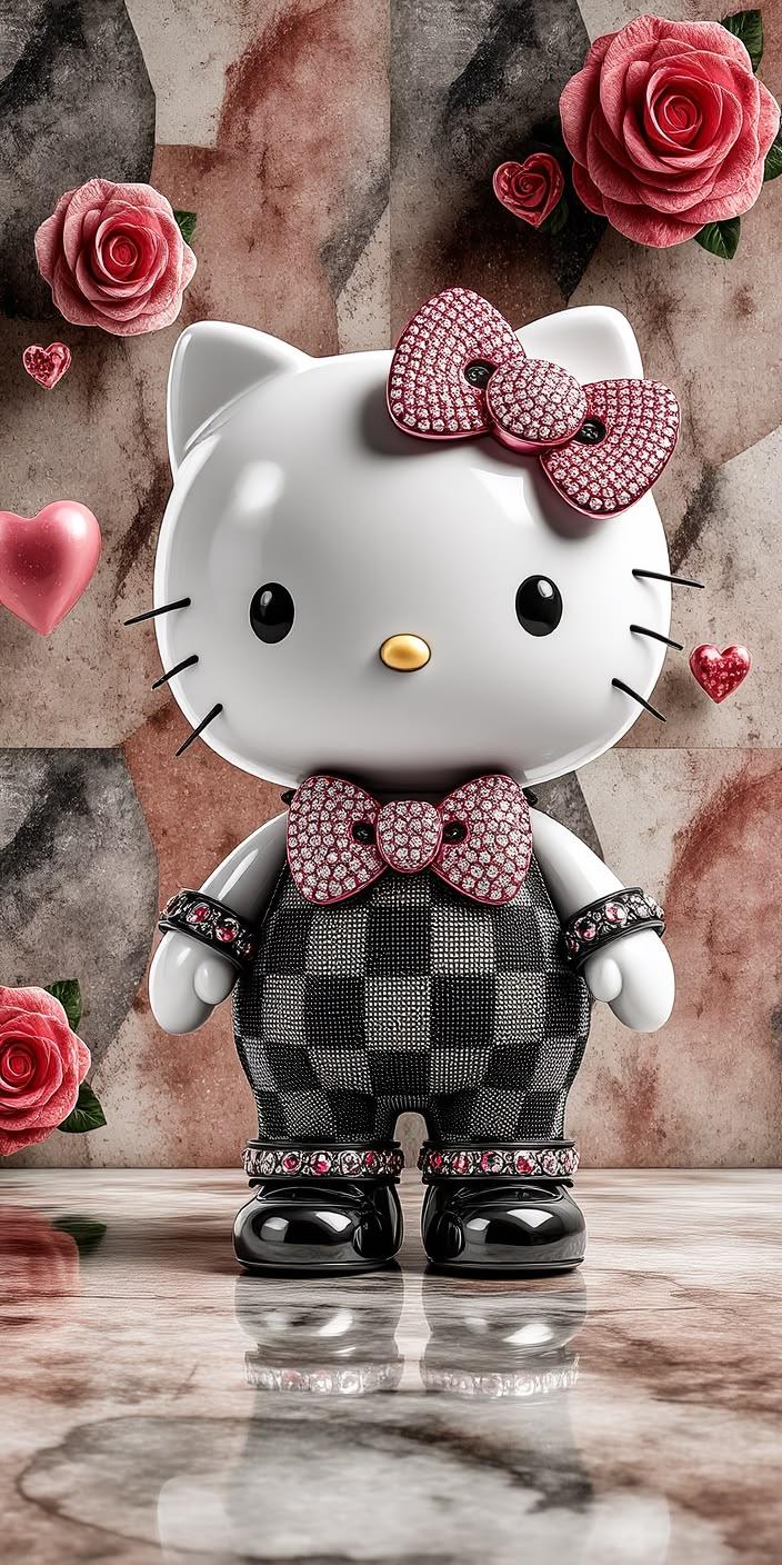 Diamond Luxe Hello Kitty Wallpaper