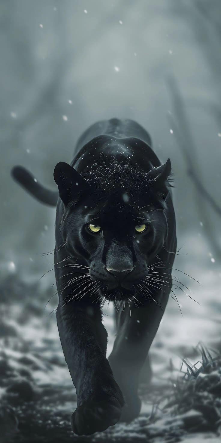 Shadow Prowl Panther Wallpaper