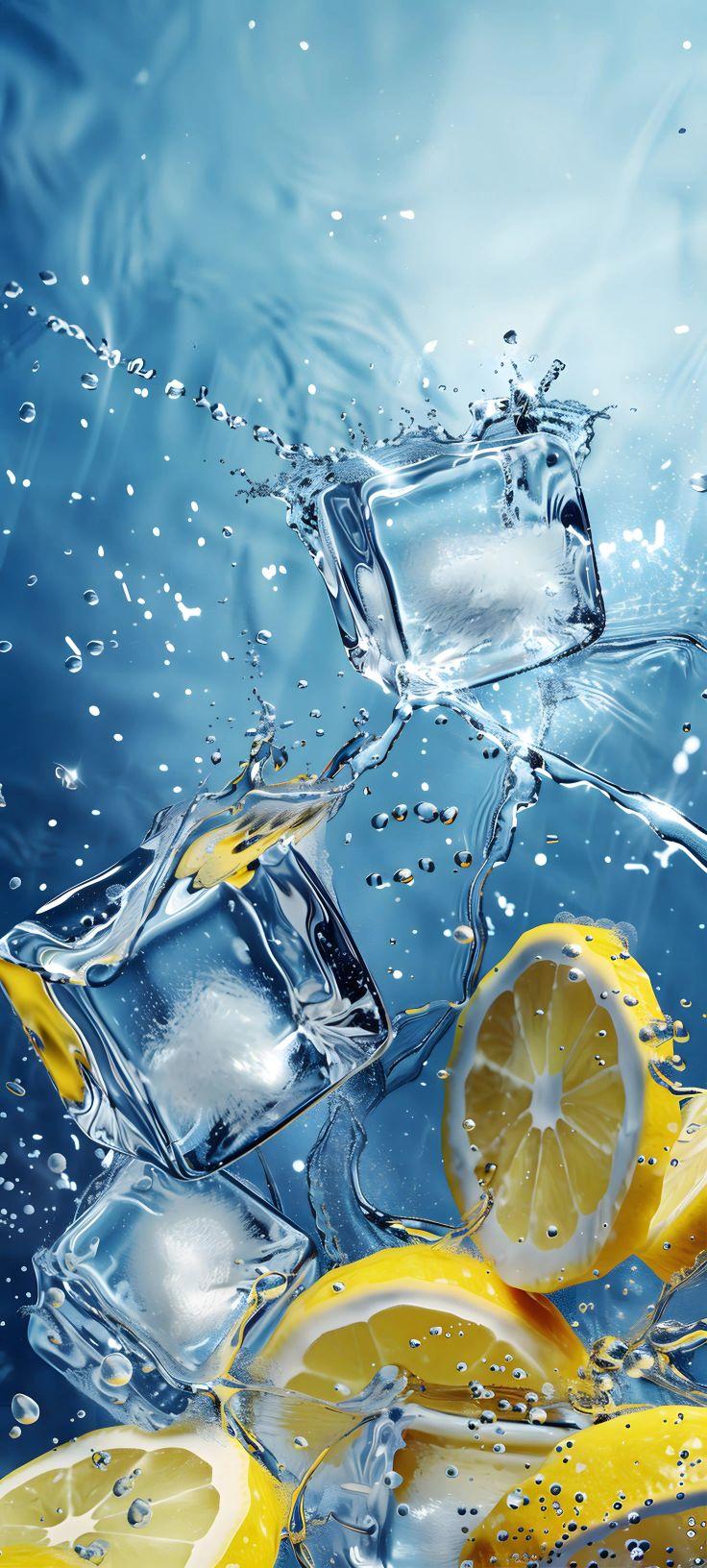 Citrus Splash Chill Wallpaper
