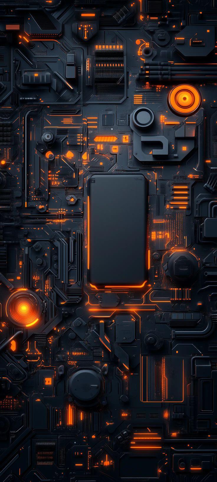Cybernetic Core Wallpaper