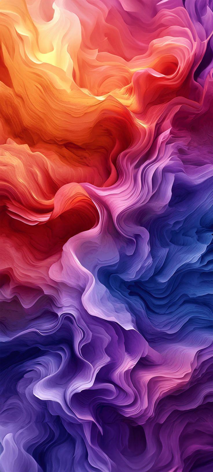 Chromatic Fire & Ice Wallpaper