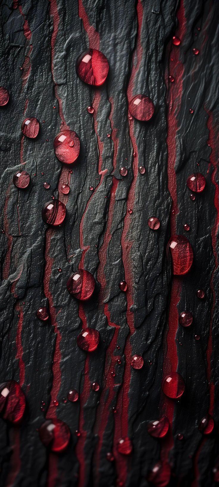 Crimson Rain Obsidian Wallpaper