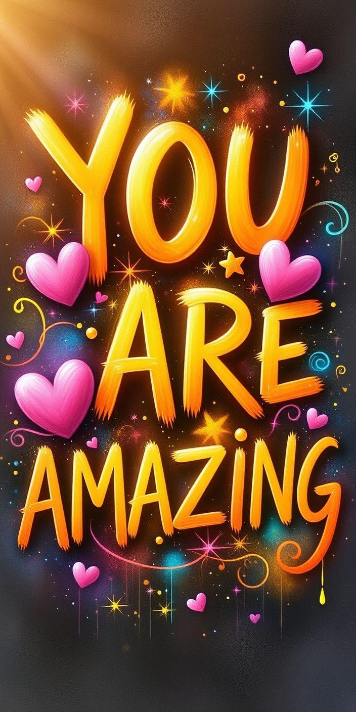 You Are Amazing Wallpaper