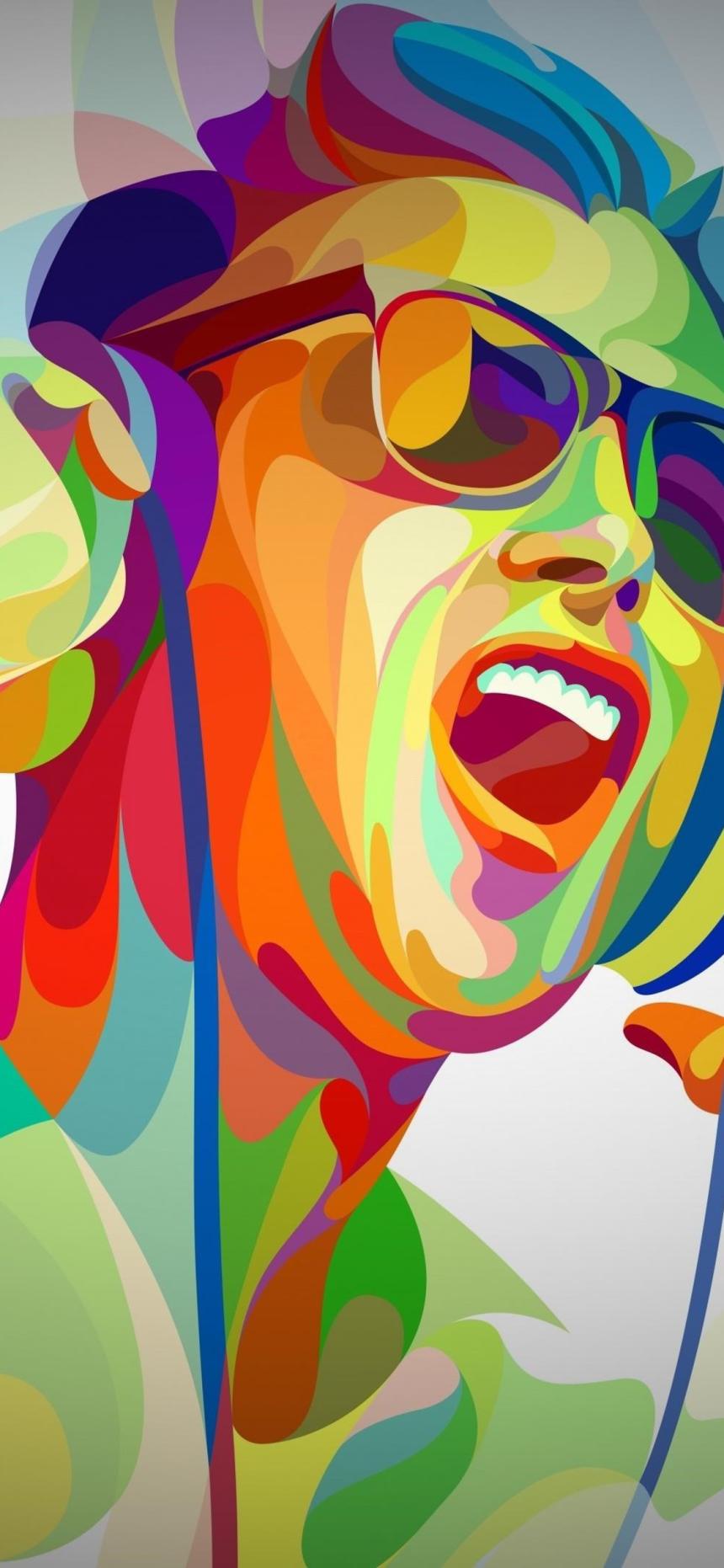 Vibrant Abstract Art Wallpaper