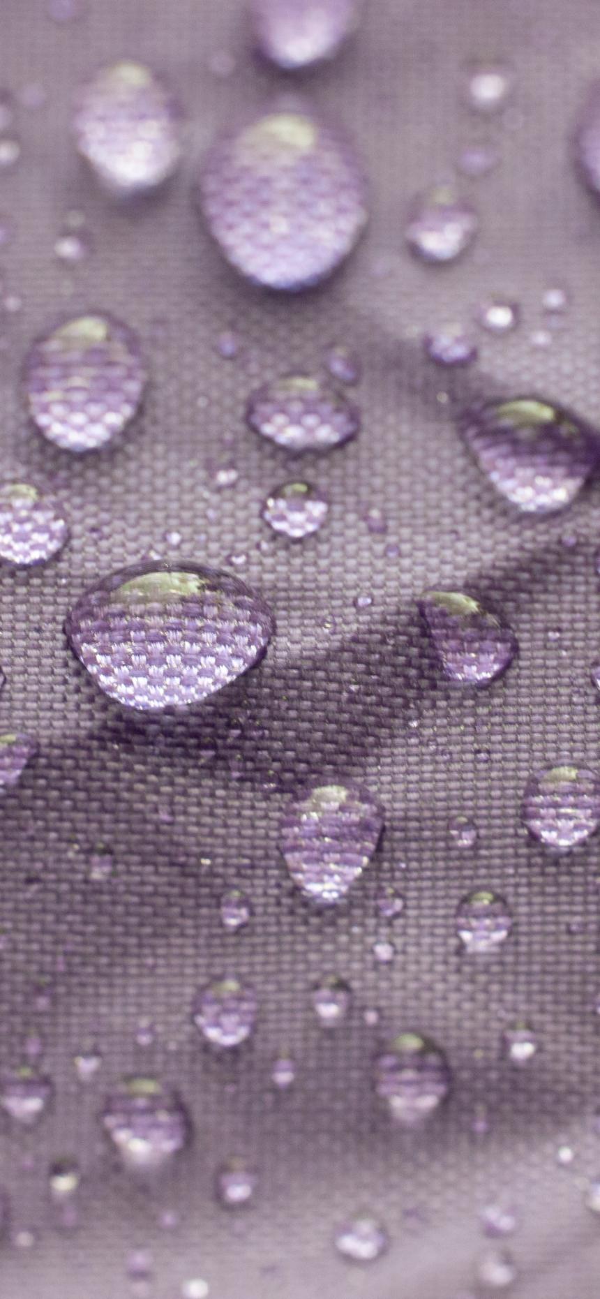 Purple Water Droplets Aesthetic Macro Wallpaper