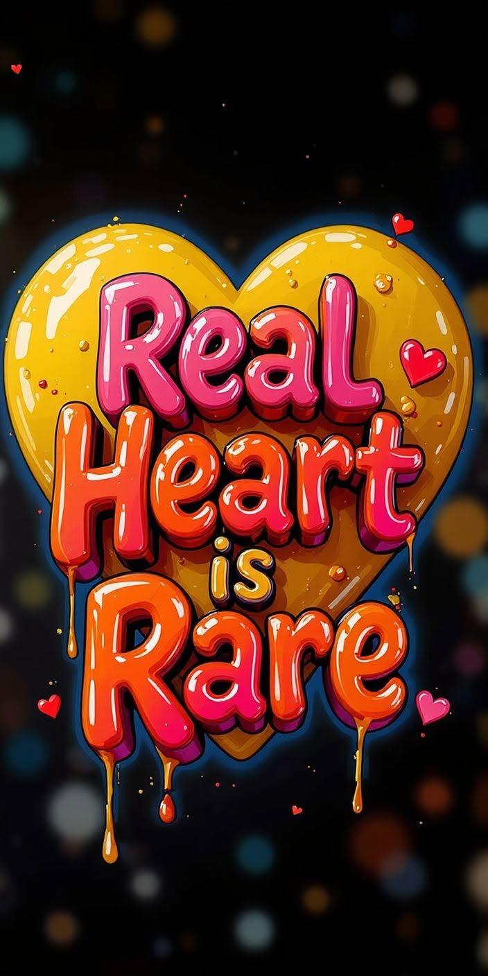 Real Heart Is Rare Wallpaper