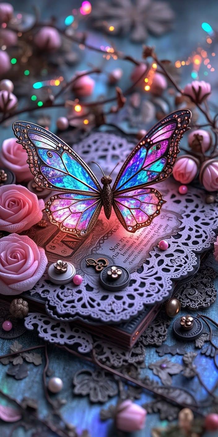 Fantasy Butterfly Journal Wallpaper