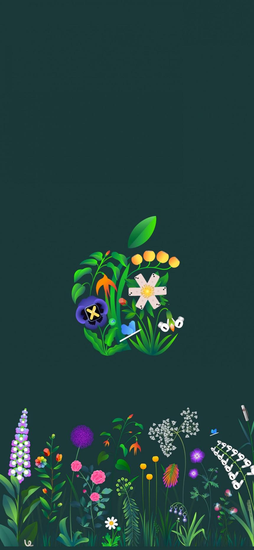 Minimalist Botanical Floral Wallpaper