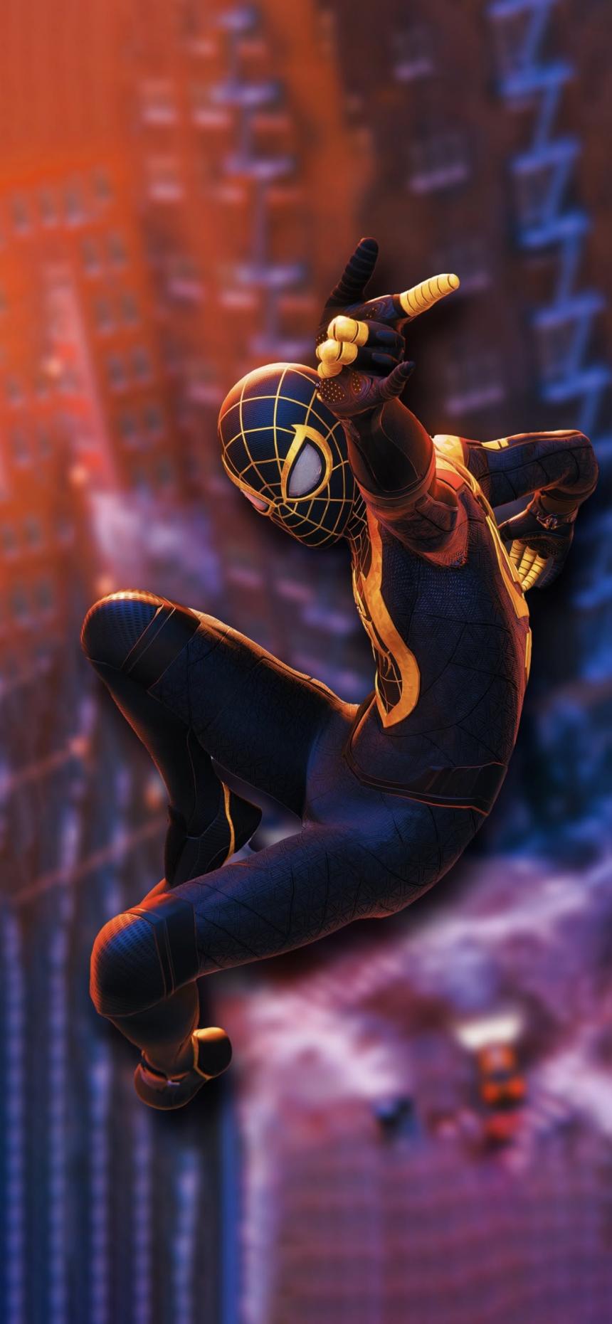 Black Spider Hero Wallpaper 🕷️🖤