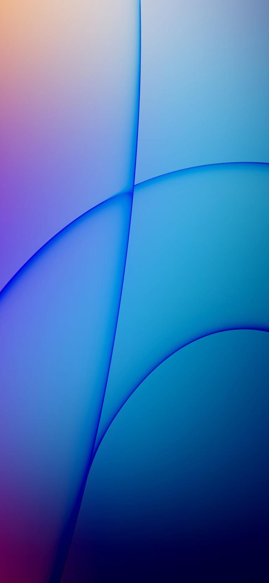 Blue Abstract Gradient Wallpaper