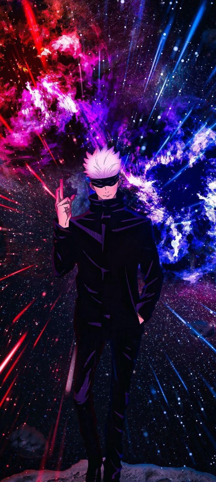 Satoru Gojo Cosmic Power Wallpaper