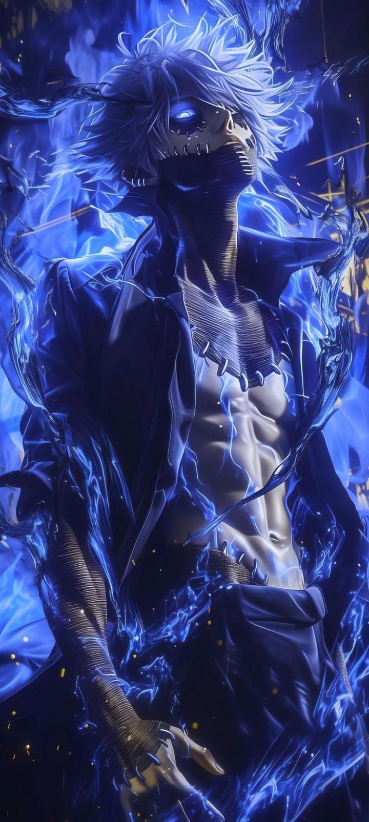 Dabi Blue Flames Anime Wallpaper