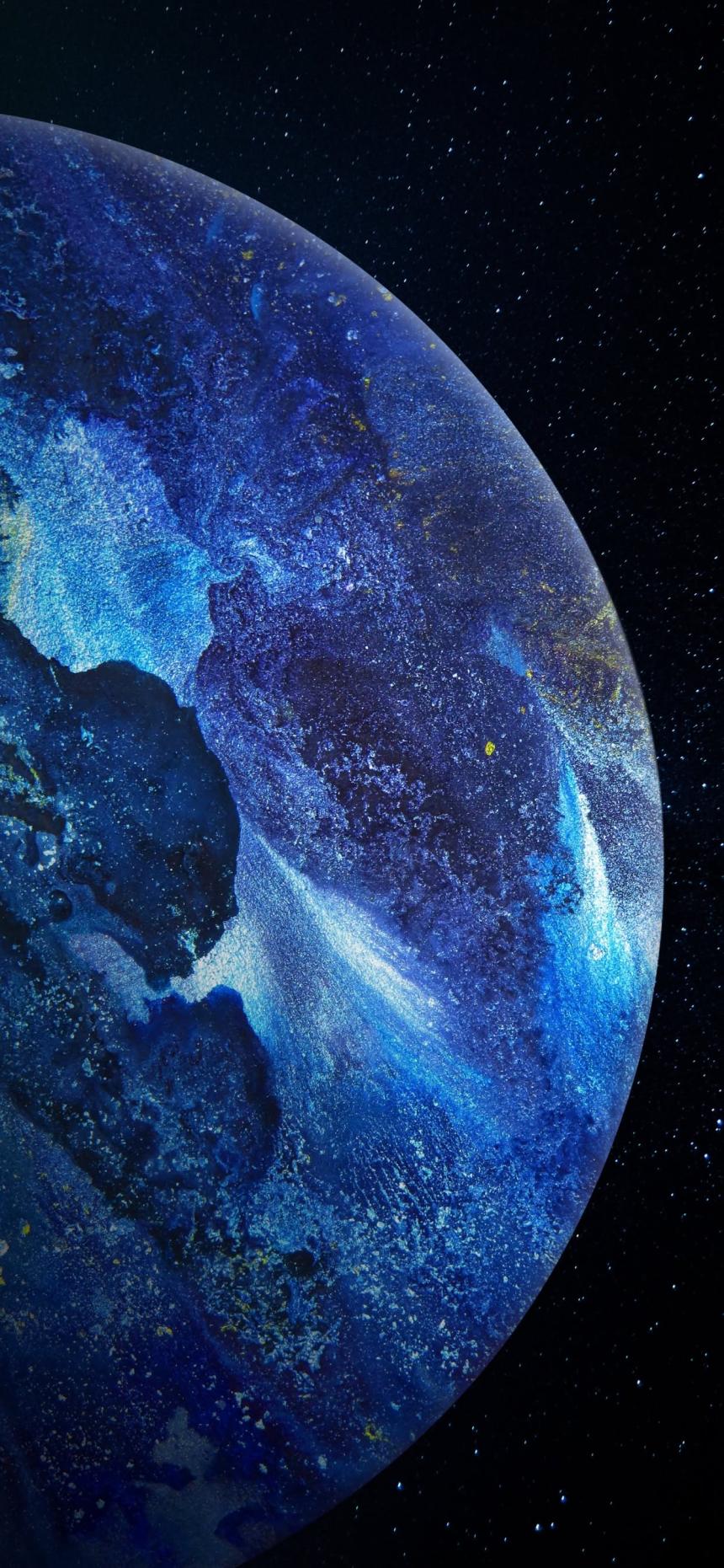Blue Planet Space Wallpaper