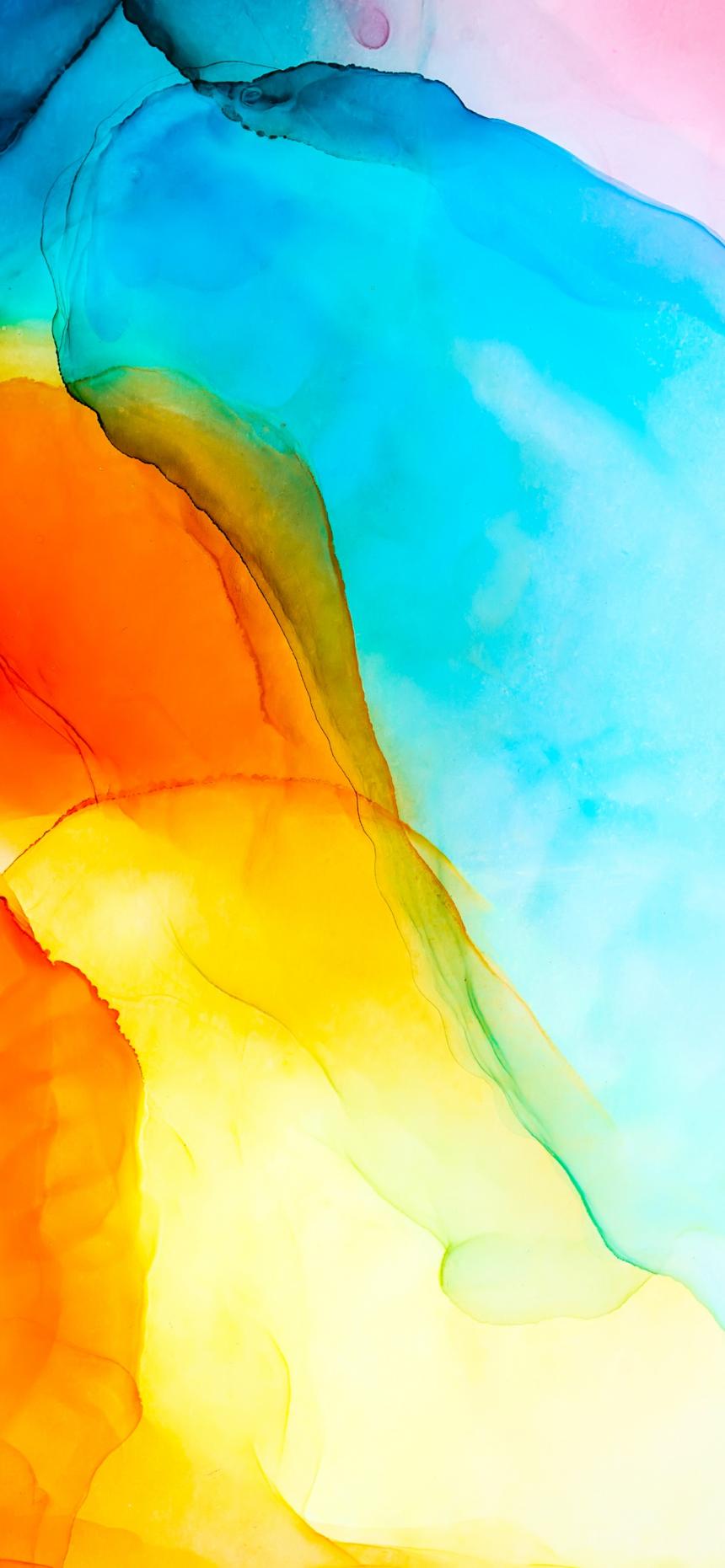 Colorful Watercolor Abstract Wallpaper