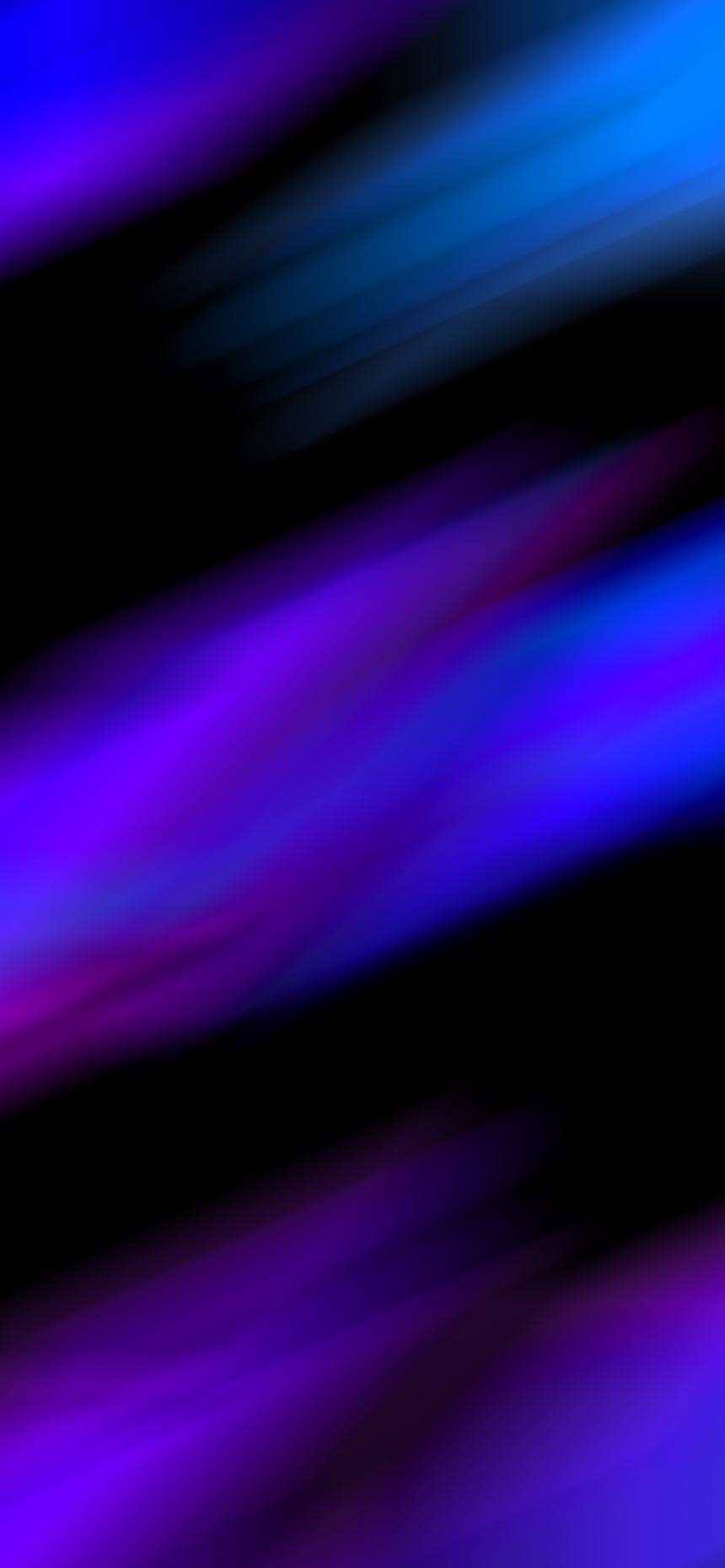 Neon Purple Blue Abstract Wallpaper