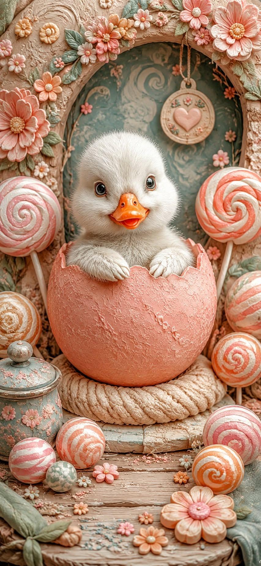 Whimsical Candyland Hatchling Wallpaper