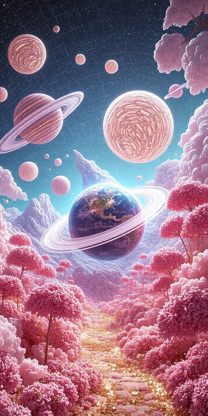 Pastel Galaxy Aesthetic Wallpaper