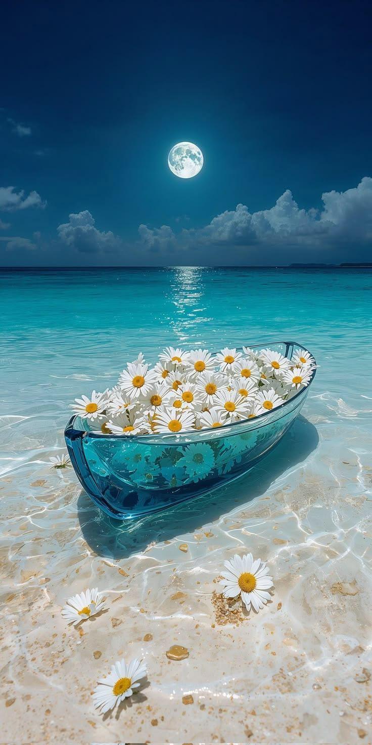 Serene Turquoise Beach Escape Wallpaper