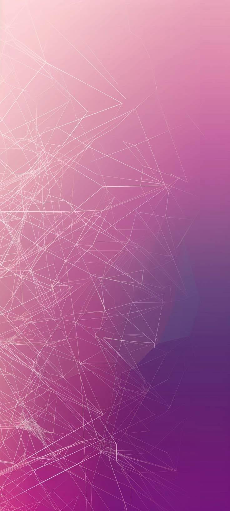 Abstract Pink Geometric Lines Wallpaper