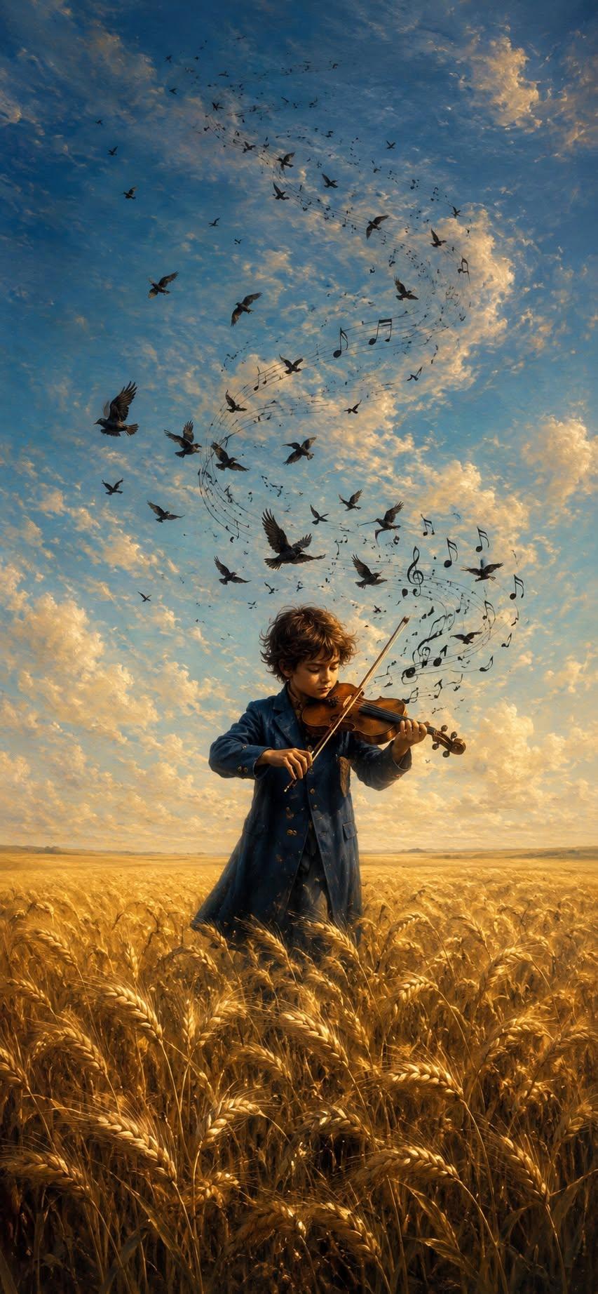 Symphony of the Wheatfield Wallpaper