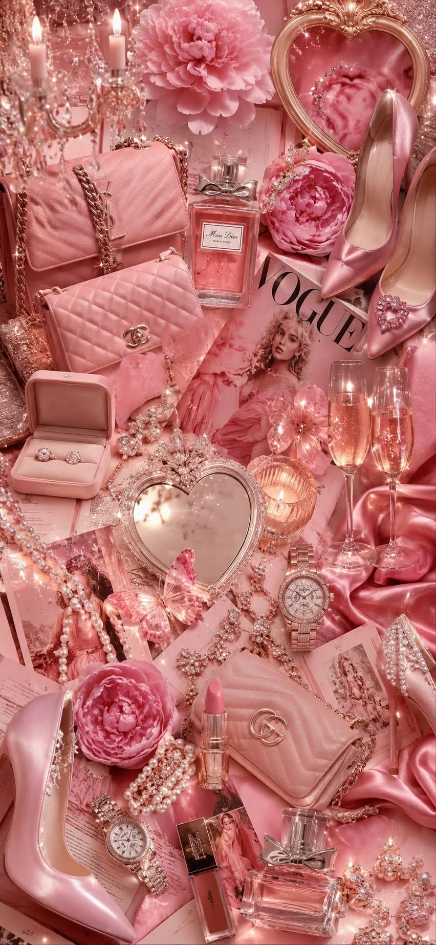 Luxury Pink Fashion Wallpaper