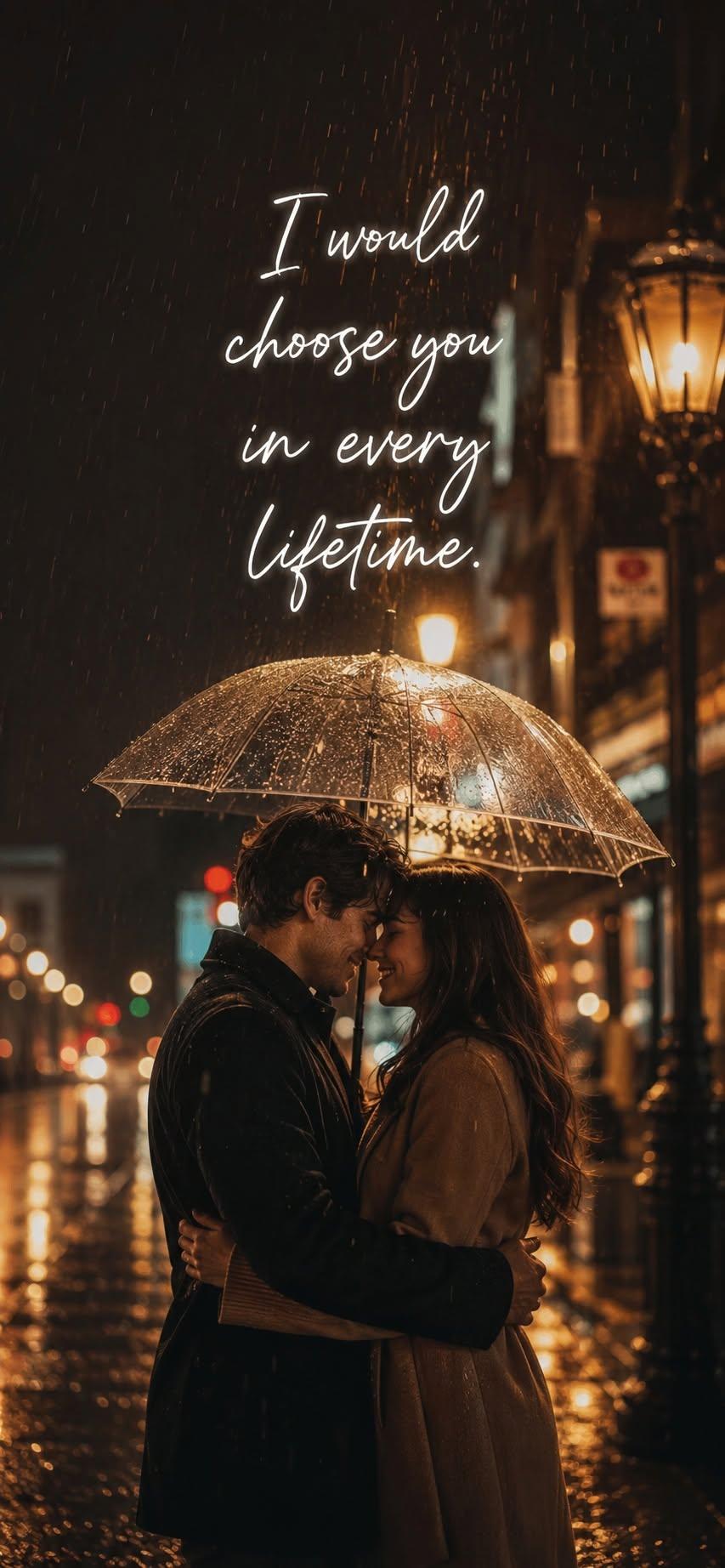 Love in the Rain Wallpaper