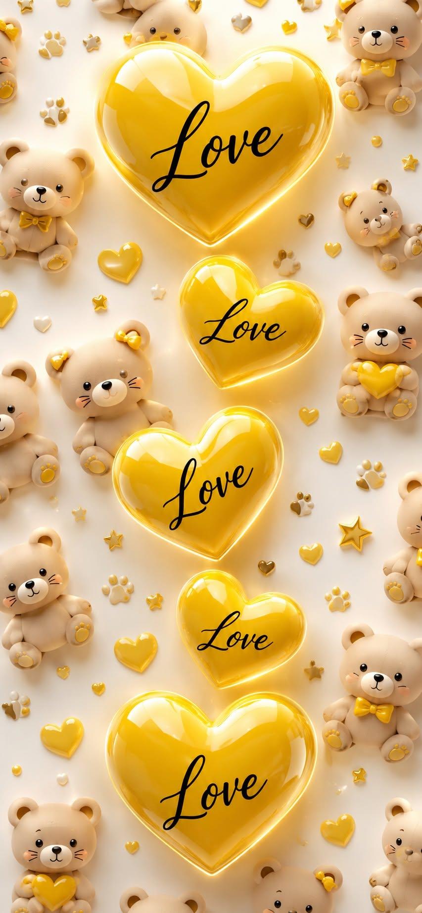 Cute Teddy Bear Wallpaper