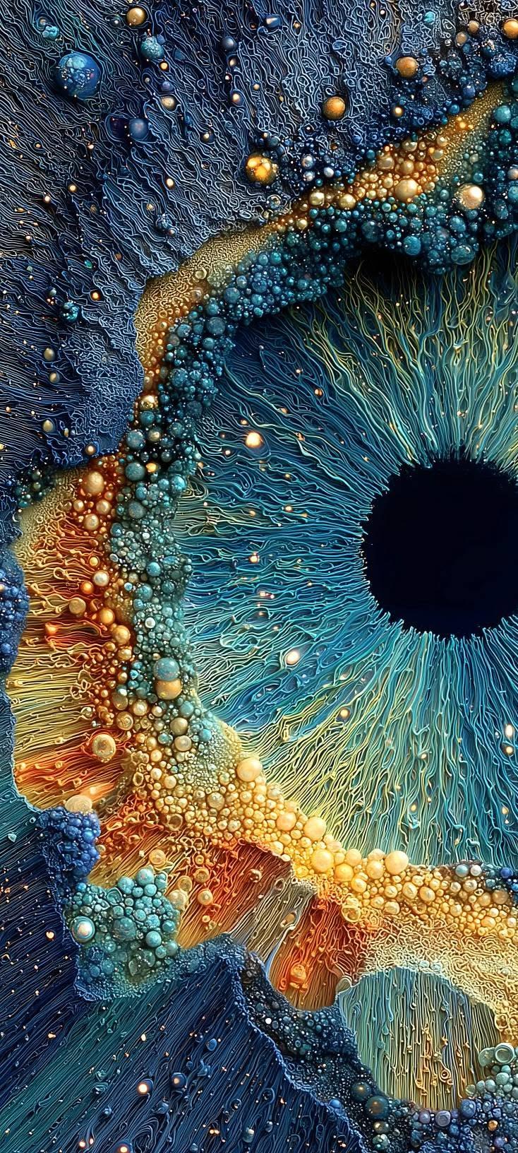 Cosmic Eye Iris Wallpaper