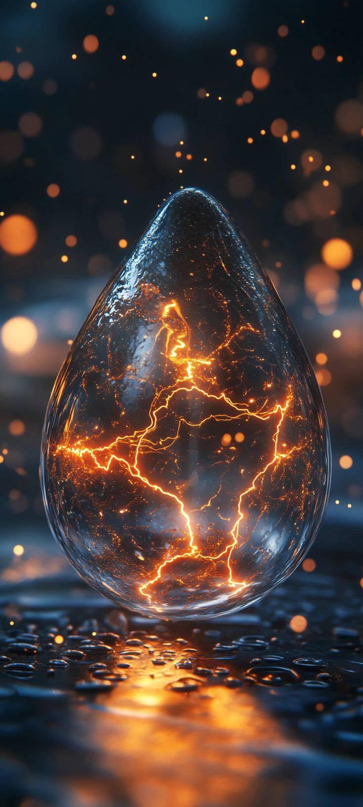 Glowing Energy Orb Wallpaper