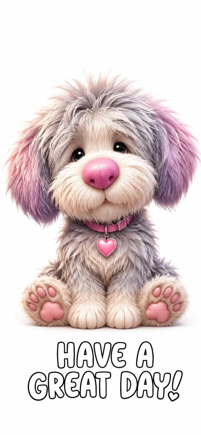 Cute Fluffy Puppy Wallpaper