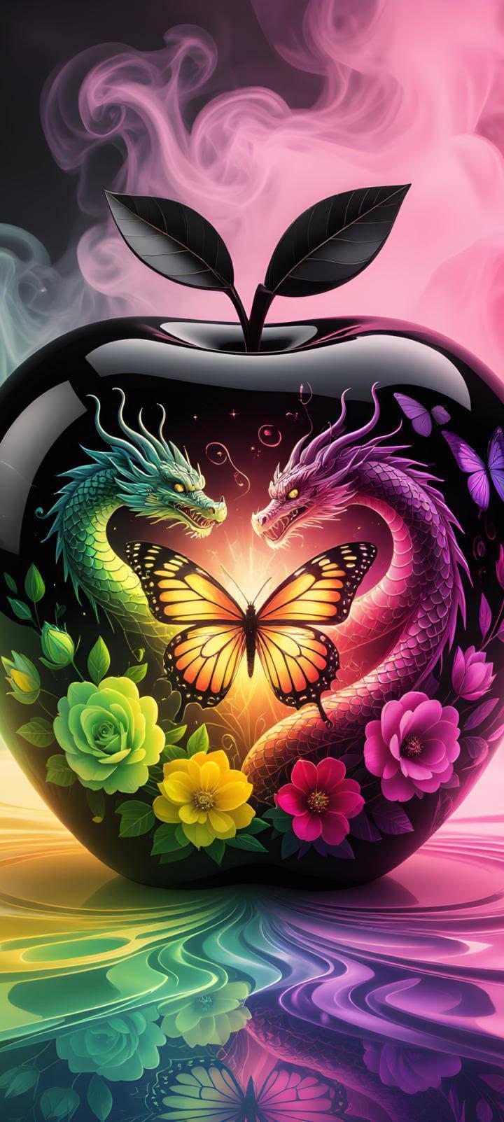 Fantasy Dragon Apple Wallpaper