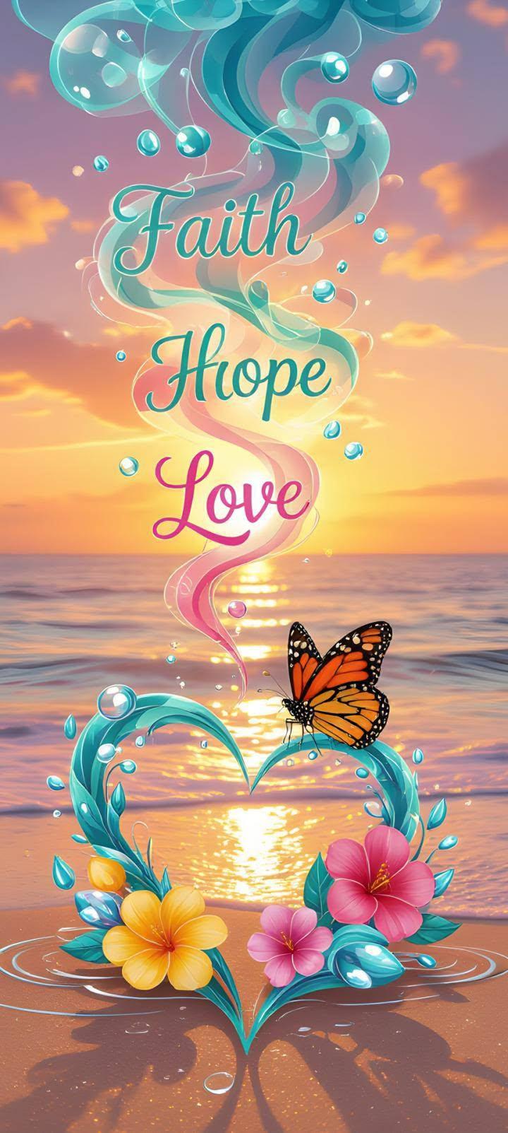 Faith Hope Love Wallpaper