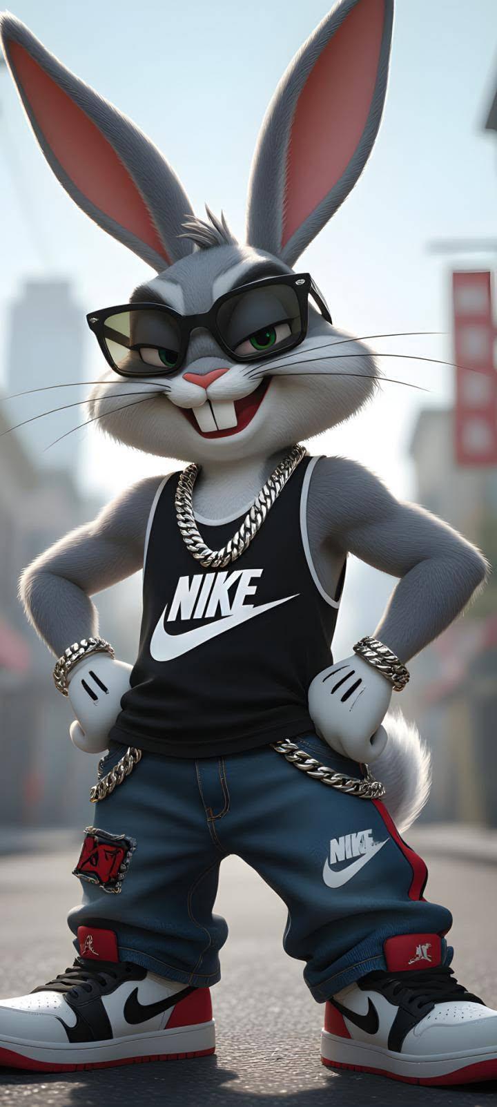 Cool Bugs Bunny Streetwear Wallpaper