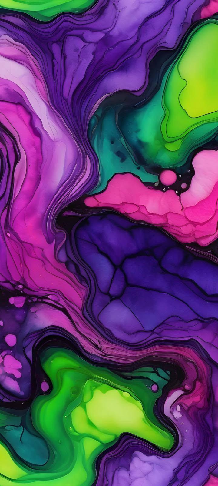 Abstract Marble Fluid Wallpaper