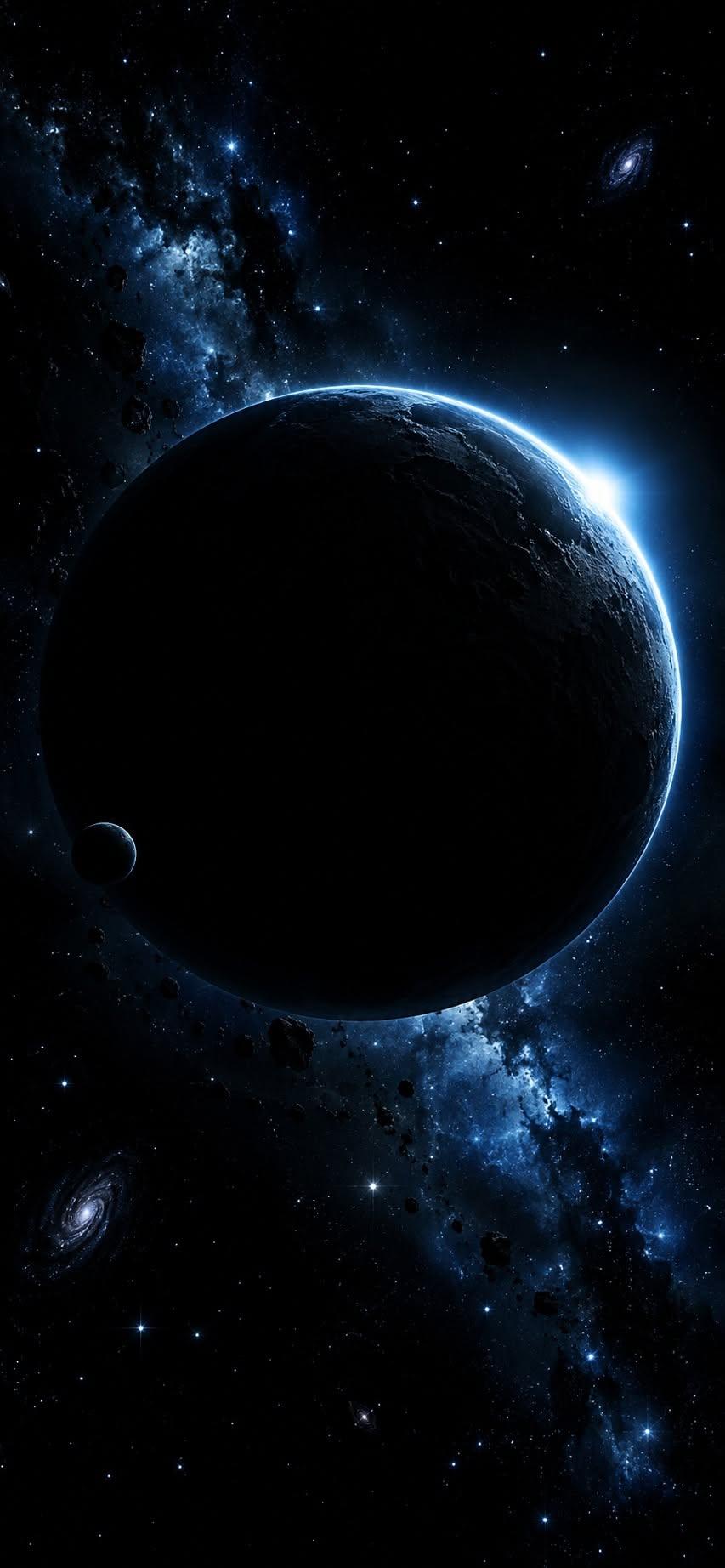 Dark Planet Eclipse Wallpaper