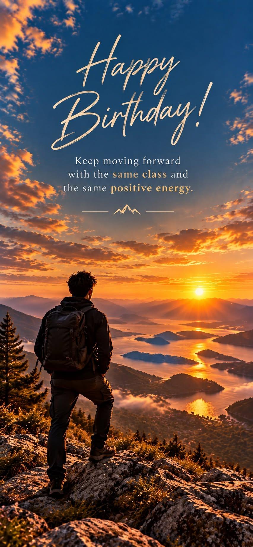 Keep Moving Forward Birthday Wallpaper